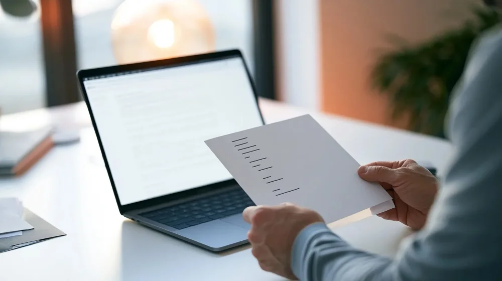 Personne consultant les informations de confidentialité d’un service en ligne